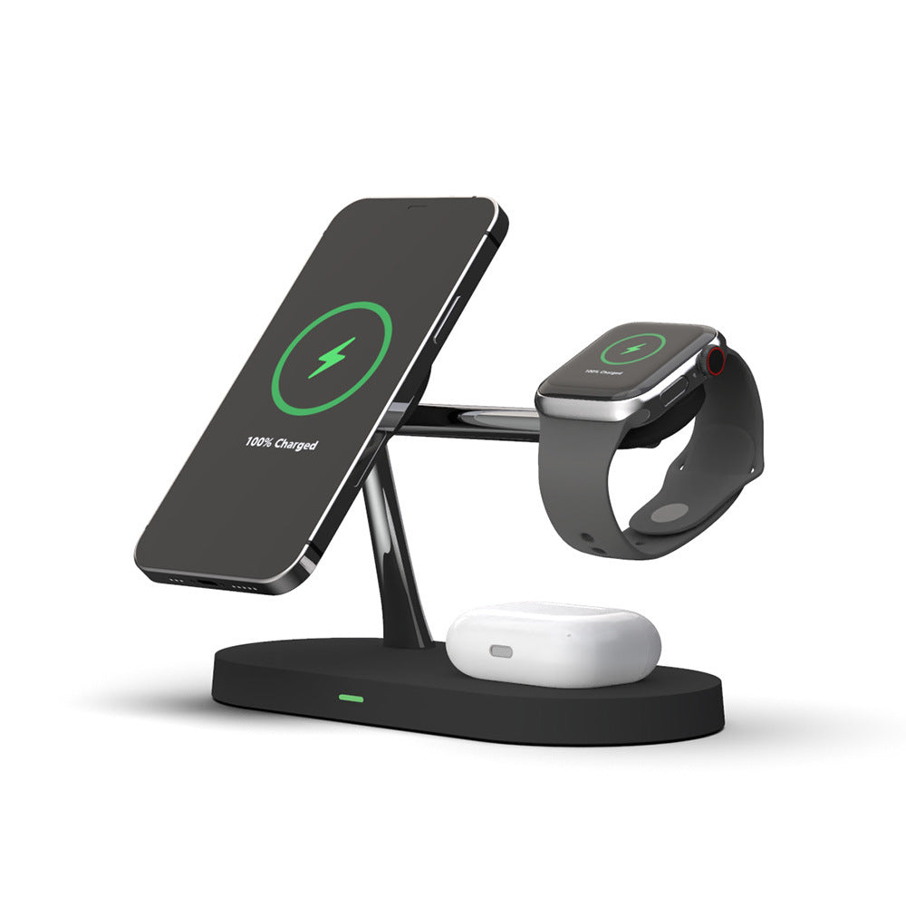 New five-in-one wireless charger15WVertical fast charging is suitable for wireless charging of Apple phones, watches, and headphones