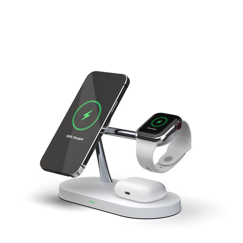 New five-in-one wireless charger15WVertical fast charging is suitable for wireless charging of Apple phones, watches, and headphones