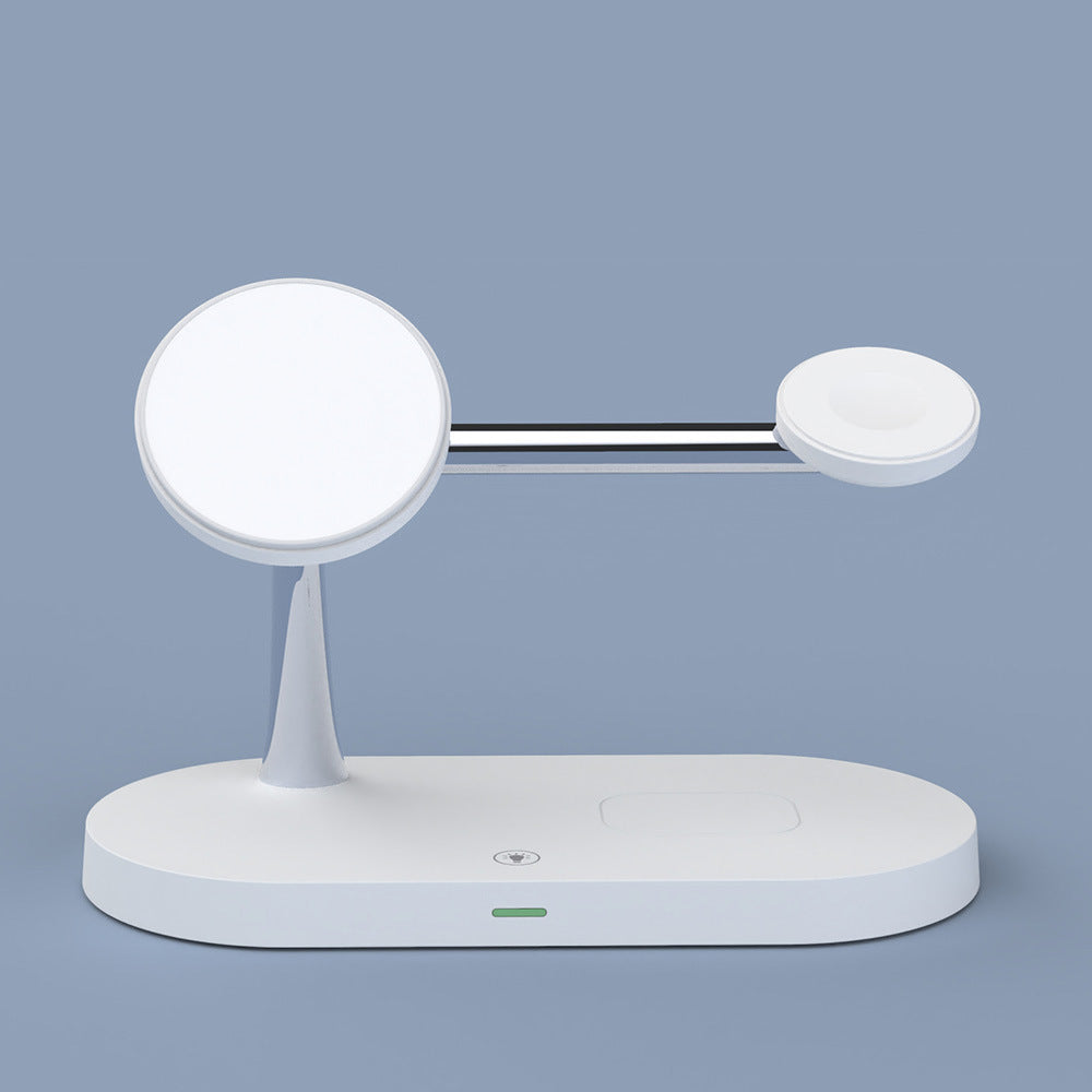 New five-in-one wireless charger15WVertical fast charging is suitable for wireless charging of Apple phones, watches, and headphones