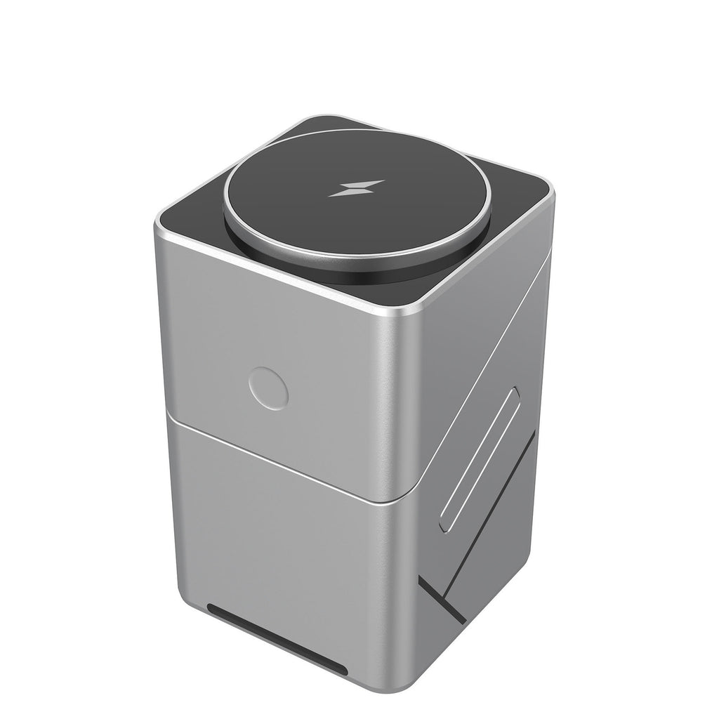 Spot Rubik's Cube Wireless Charging Three-in-One Magnetic Suction Rotating Bracket Suitable for Apple Watch Headset Mobile Phone Charging Base